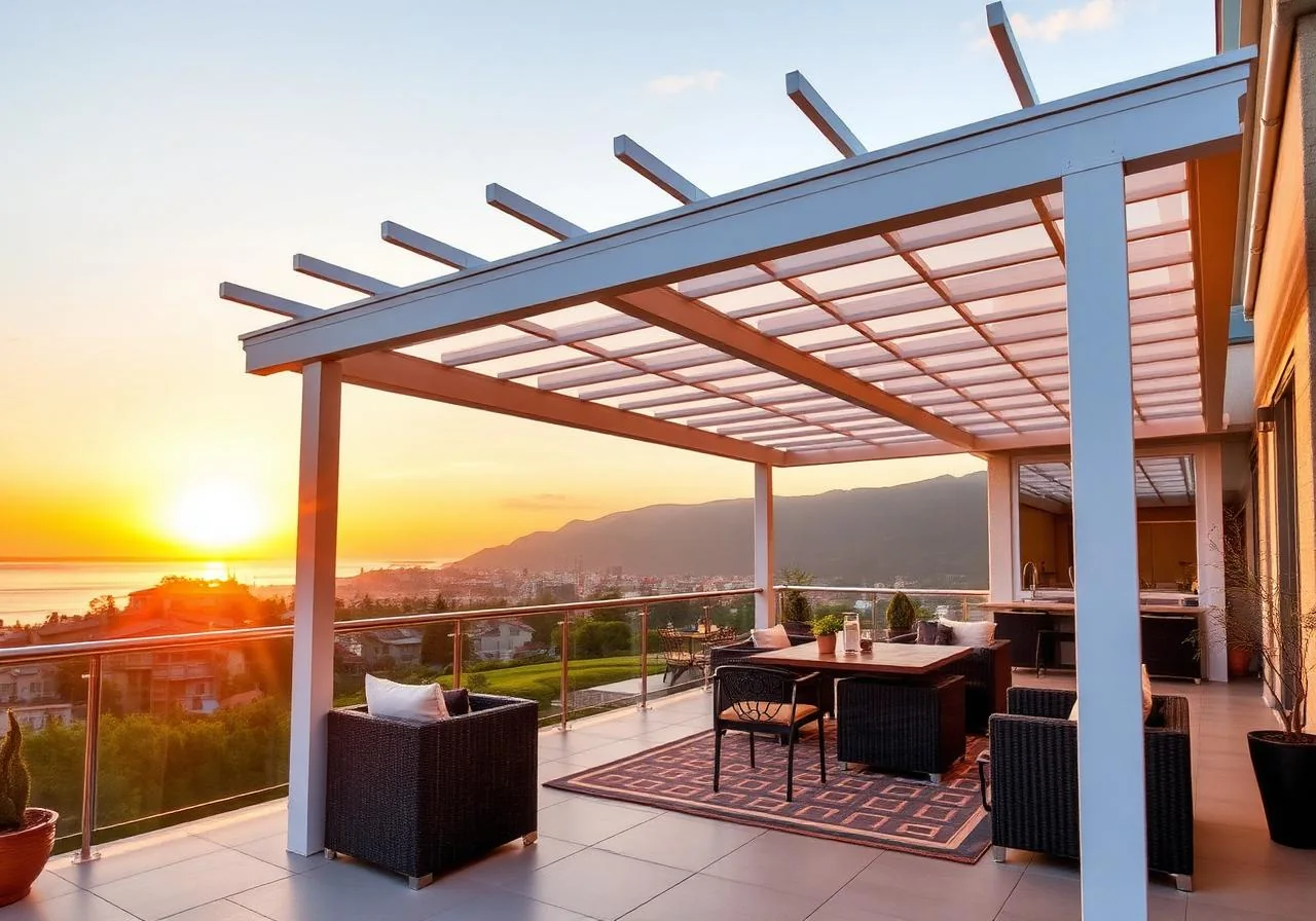 Luxus Veranda özel tasarım cam veranda ve pergola yaşam alanı